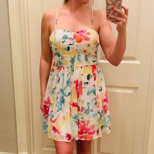 JACK by BB Dakota Floral Chiffon Dress